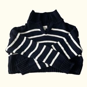 PACSUN “LA hearts” Women’s CREWNECK striped&cropped